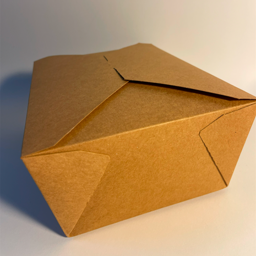 Caja Kraft para llevar 3Lbs.