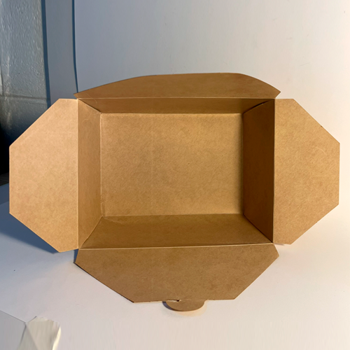 Caja Kraft para llevar 3Lbs.